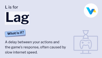 Gaming screen showing lag with an hourglass and game controller icon